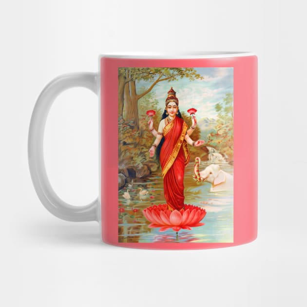 Lakshmi, Hindu Goddess of Wealth, Fortune & Prosperity by rocketshipretro